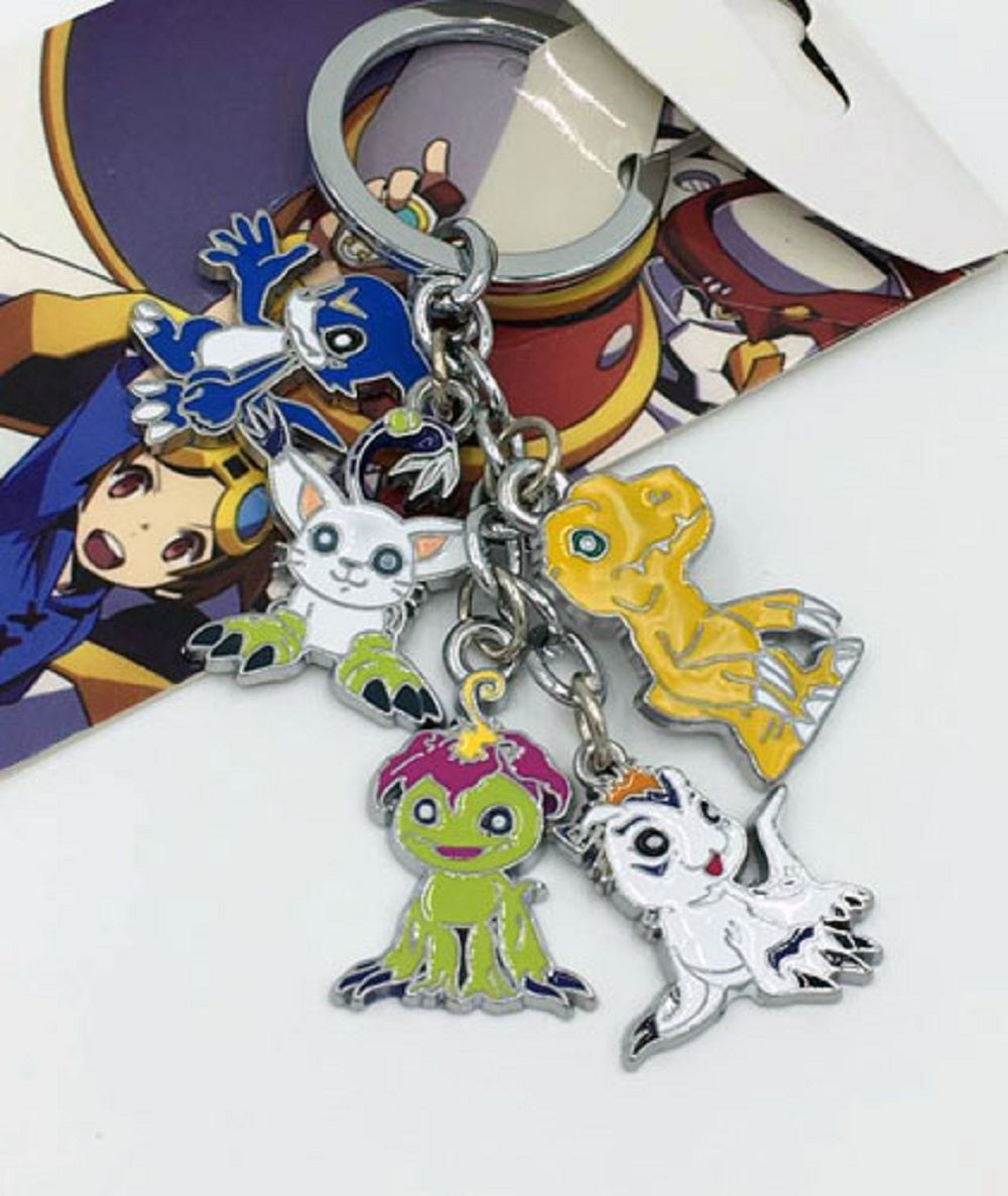 Digimon Adventure Keychain Agumon and Others - Super Anime Store FREE SHIPPING FAST SHIPPING USA
