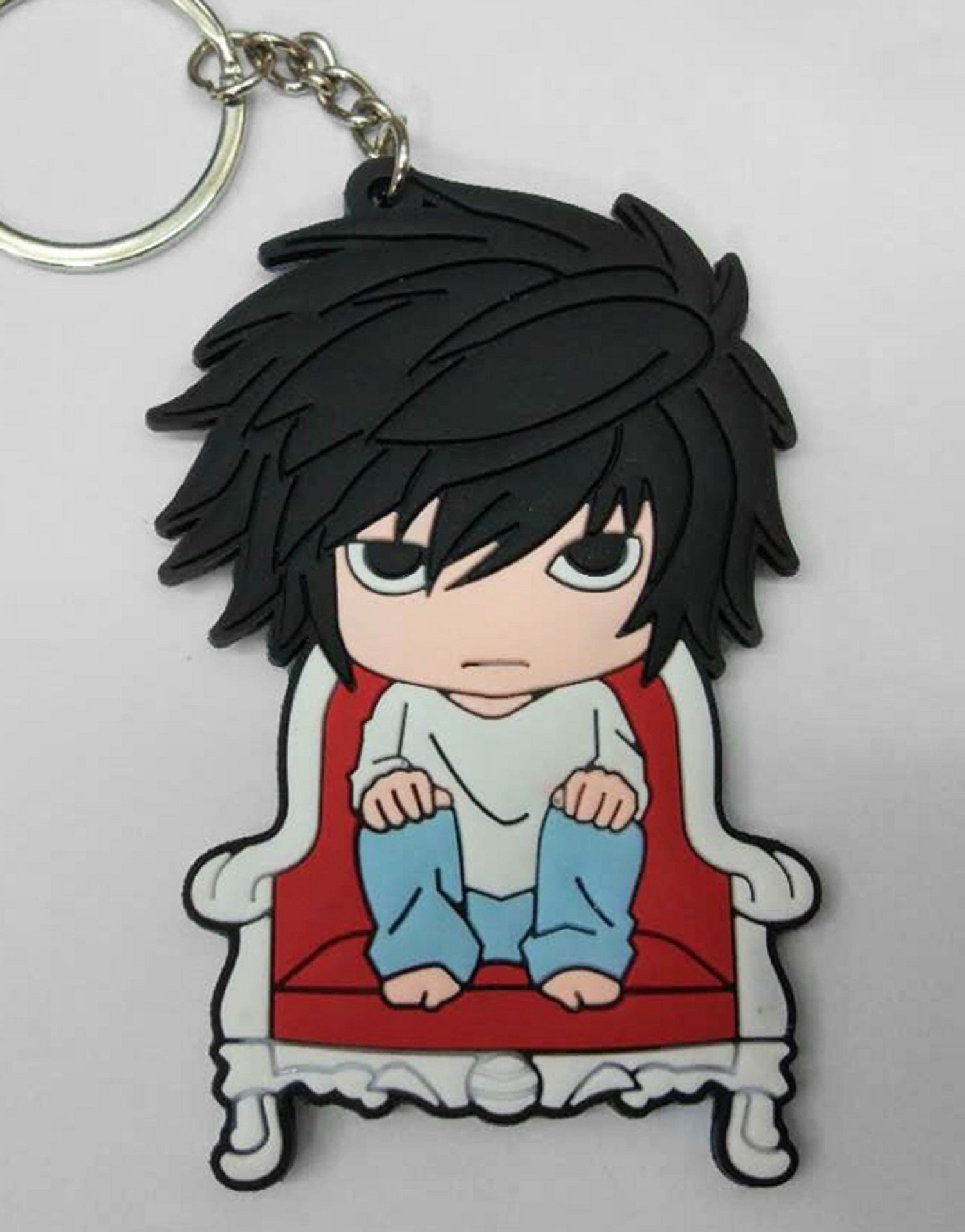 Death Note L Keychain - Super Anime Store FREE SHIPPING FAST SHIPPING USA