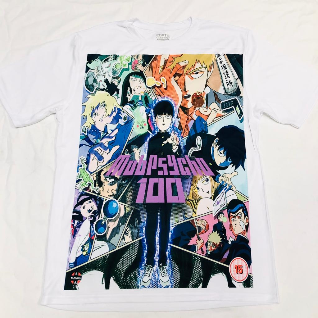 Anime Mob Psycho 100 T-Shirt - Super Anime Store FREE SHIPPING FAST SHIPPING USA