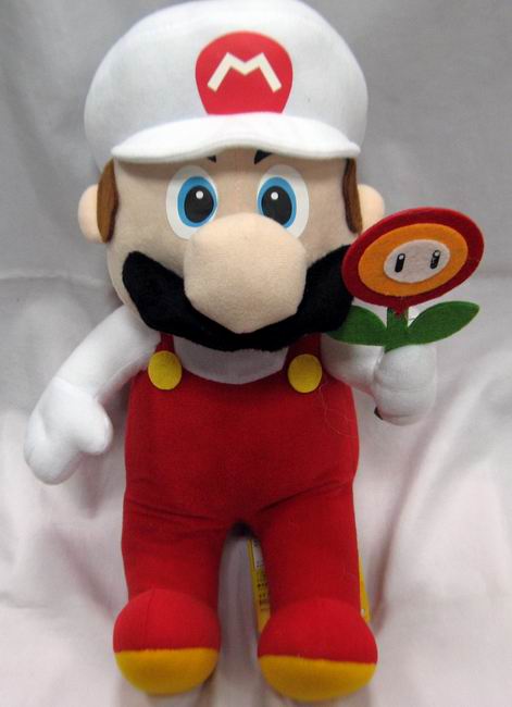 Video Game Super Mario Bros Mario Power Flower Plush Doll 12 Inches - Super Anime Store FREE SHIPPING FAST SHIPPING USA
