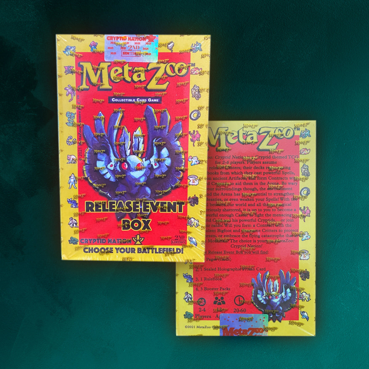 Caja de evento de lanzamiento de MetaZoo: Cryptid Nation (2.ª edición)