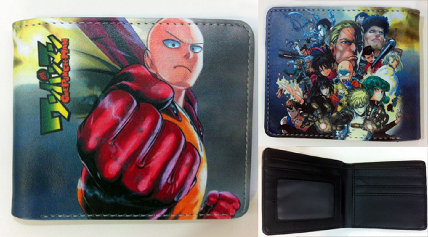One Punch Man All Heros Wallet - Super Anime Store FREE SHIPPING FAST SHIPPING USA