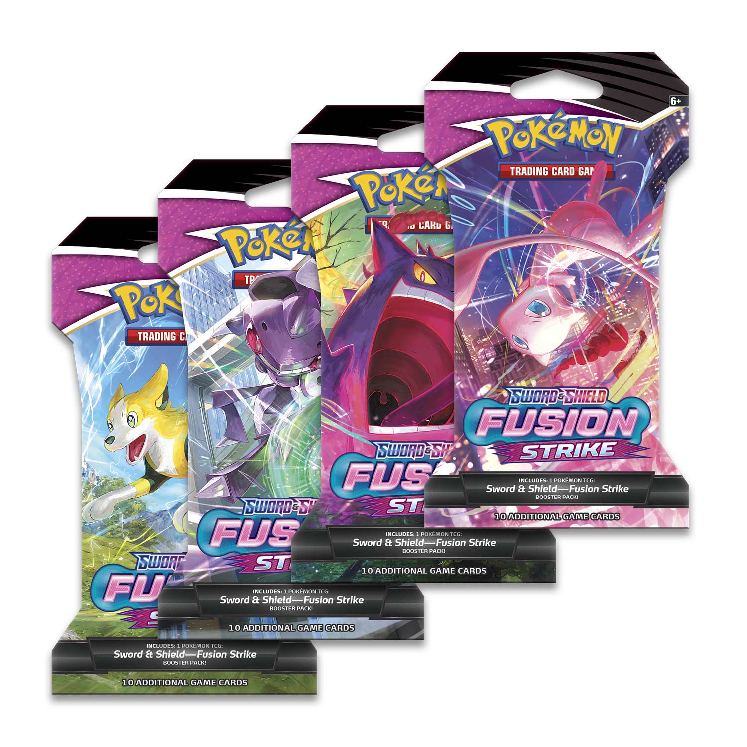 Pokémon TCG: Sword & Shield-Fusion Strike Sleeved Booster Pack (10 Cards) Super Anime Store 
