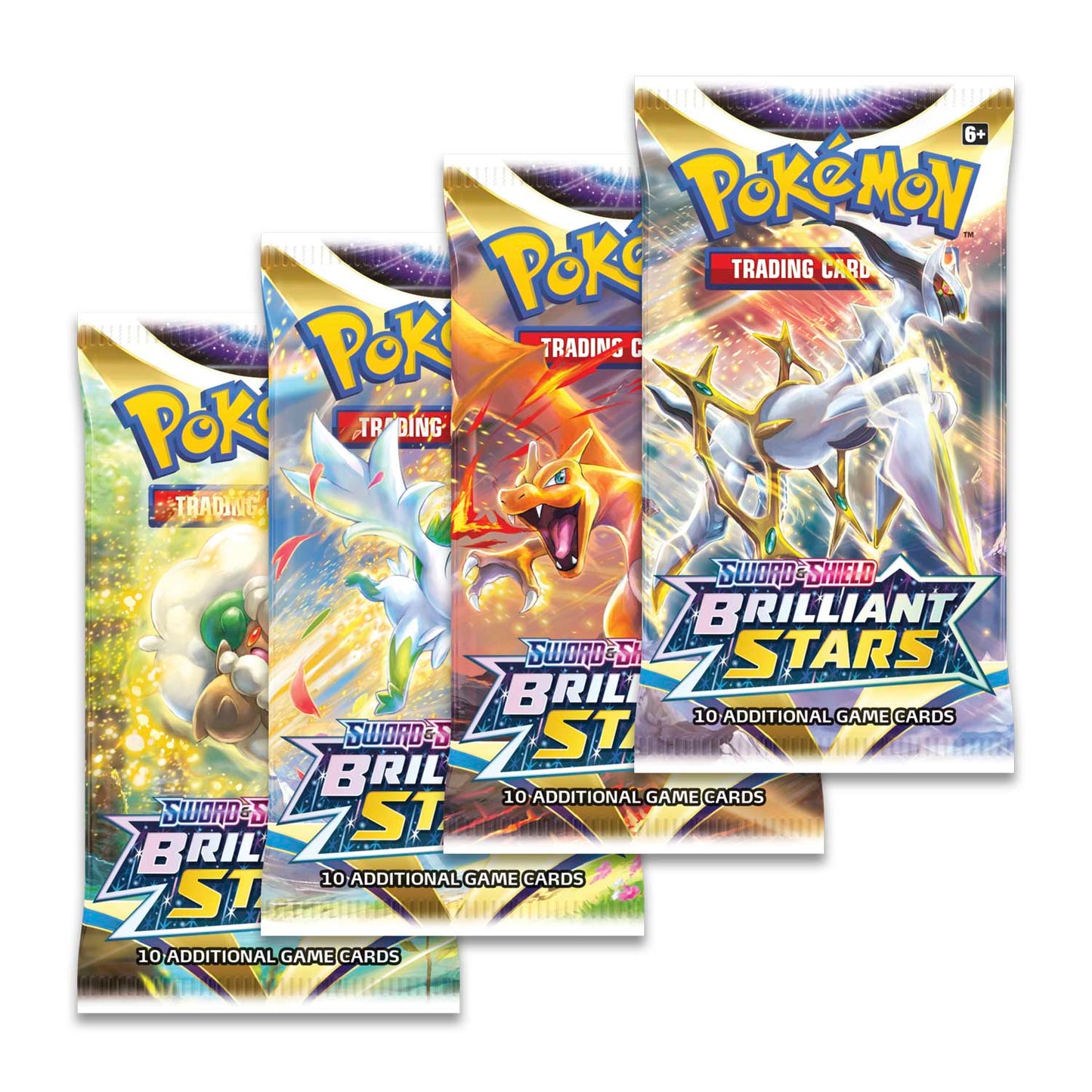 Pokémon-Sammelkartenspiel: Sword &amp; Shield-Brilliant Stars Booster Pack (1 Pack) 