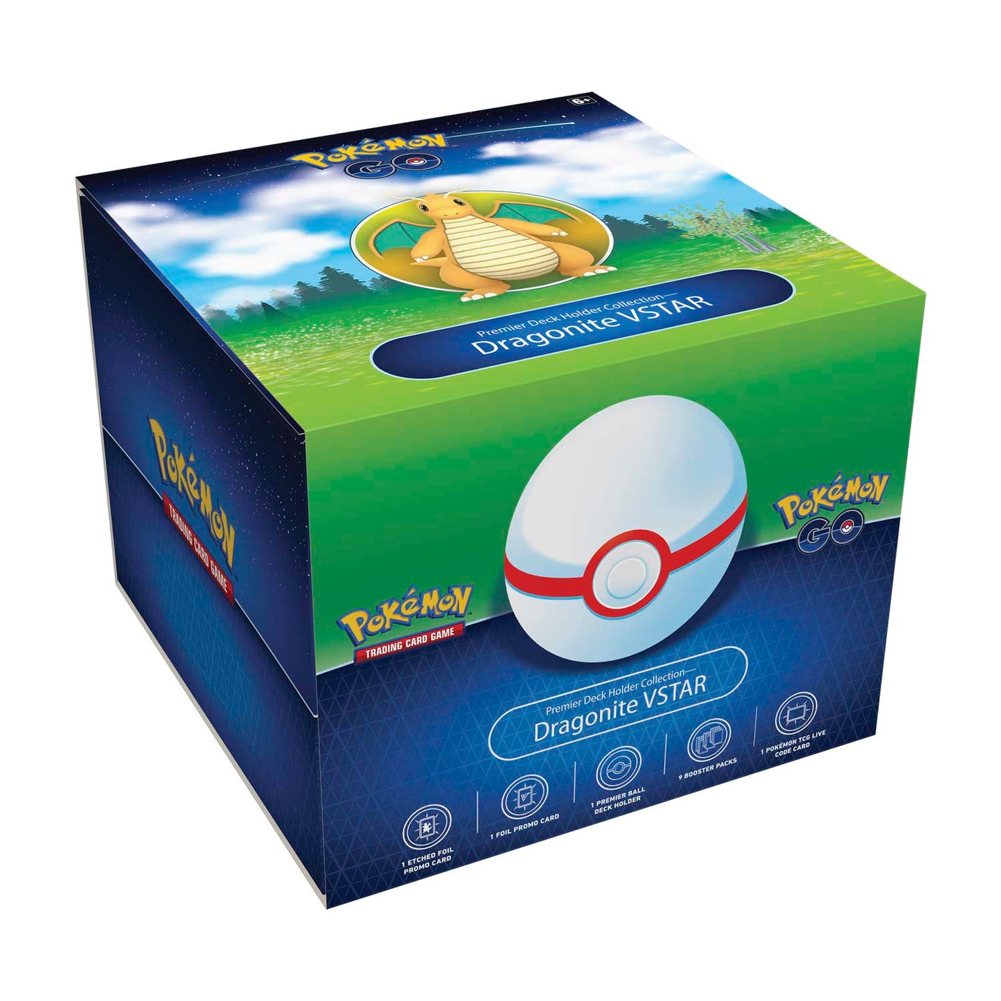 Pokémon-Sammelkartenspiel: Pokémon GO Premier Deck Holder Collection (Dragonite VSTAR) 