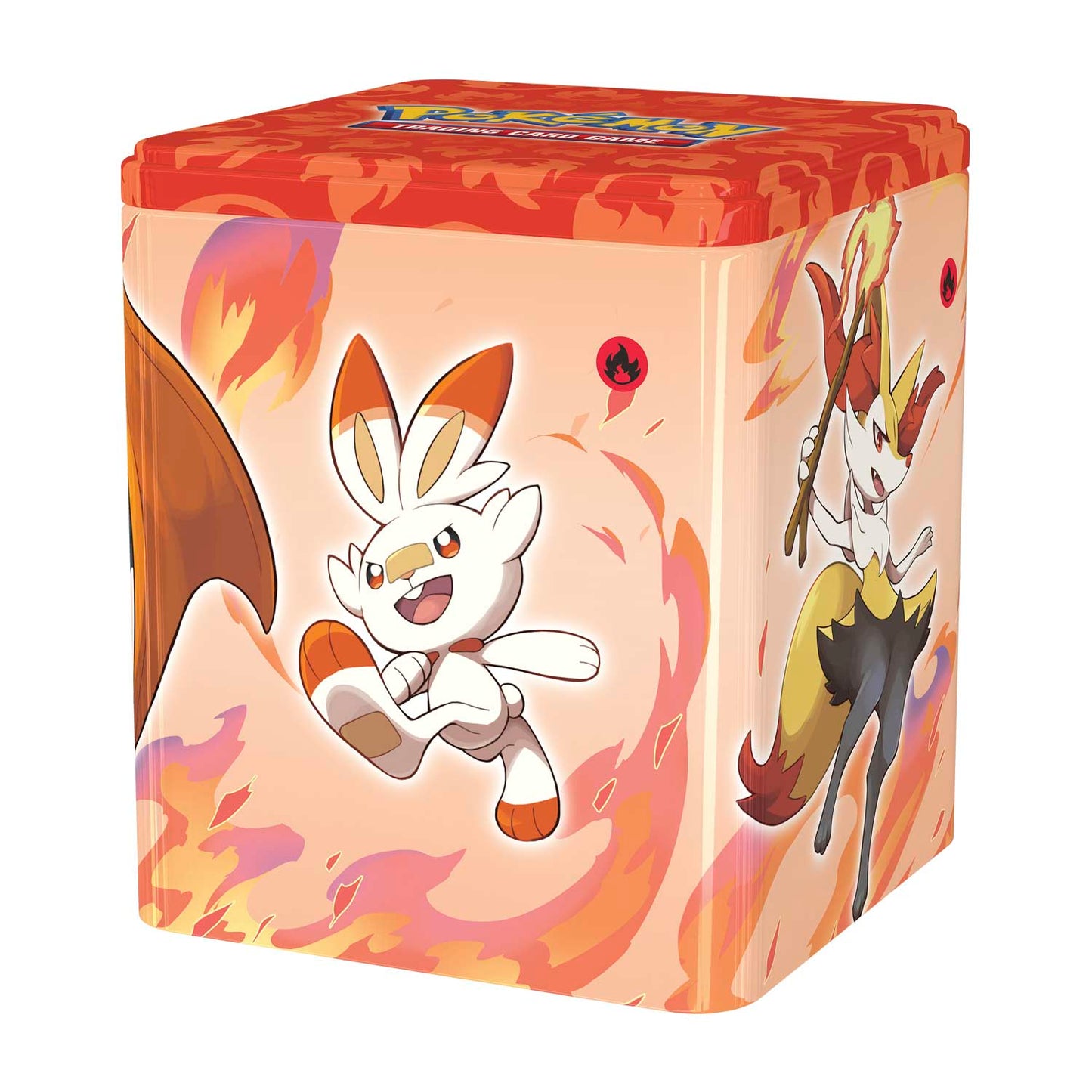 Pokémon-Sammelkartenspiel: Feuer-Stapeldose