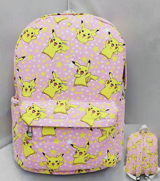Pokemon Pikachu Pink Backpack Bag - Super Anime Store FREE SHIPPING FAST SHIPPING USA