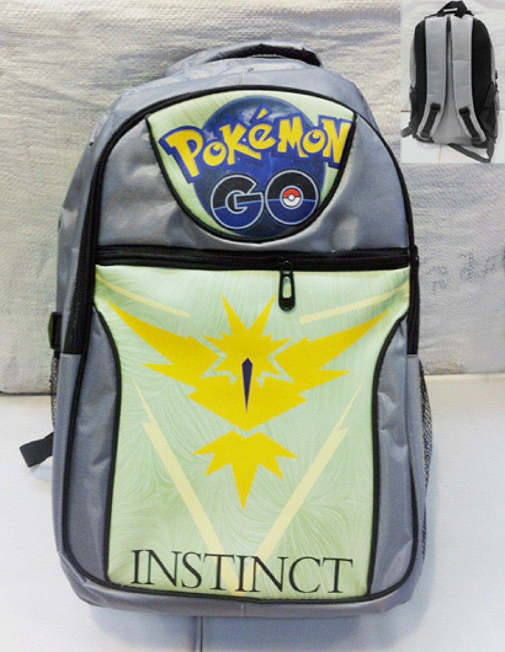 Team Instinct Backpack Bag - Super Anime Store