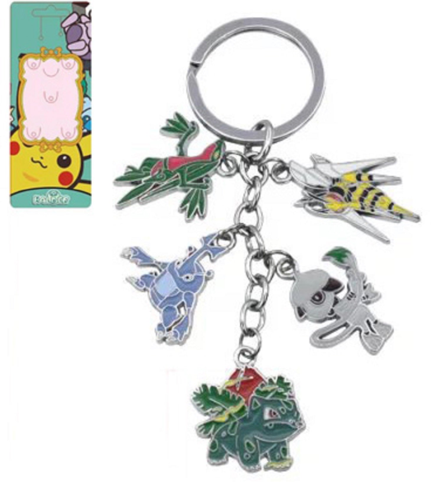 Heracross Grovyl & Others Keychain - Super Anime Store FREE SHIPPING FAST SHIPPING USA