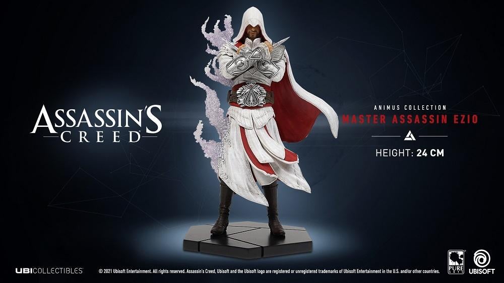 Assassins Creed Animus Ezio PVC 1:8 PVC Statue Figure Super Anime Store 