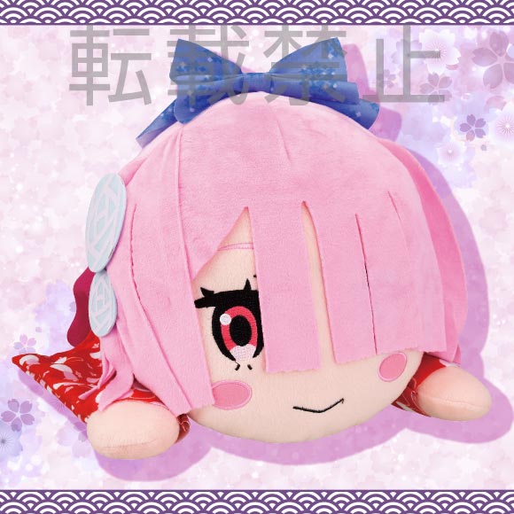 Re:Zero Mej Nesoberi Plush Doll Ram Nagomi Super Anime Store 