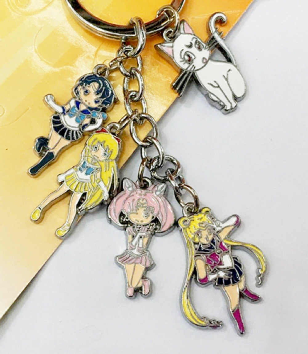 Sailor Moon Group Keychain #2 - Super Anime Store FREE SHIPPING FAST SHIPPING USA