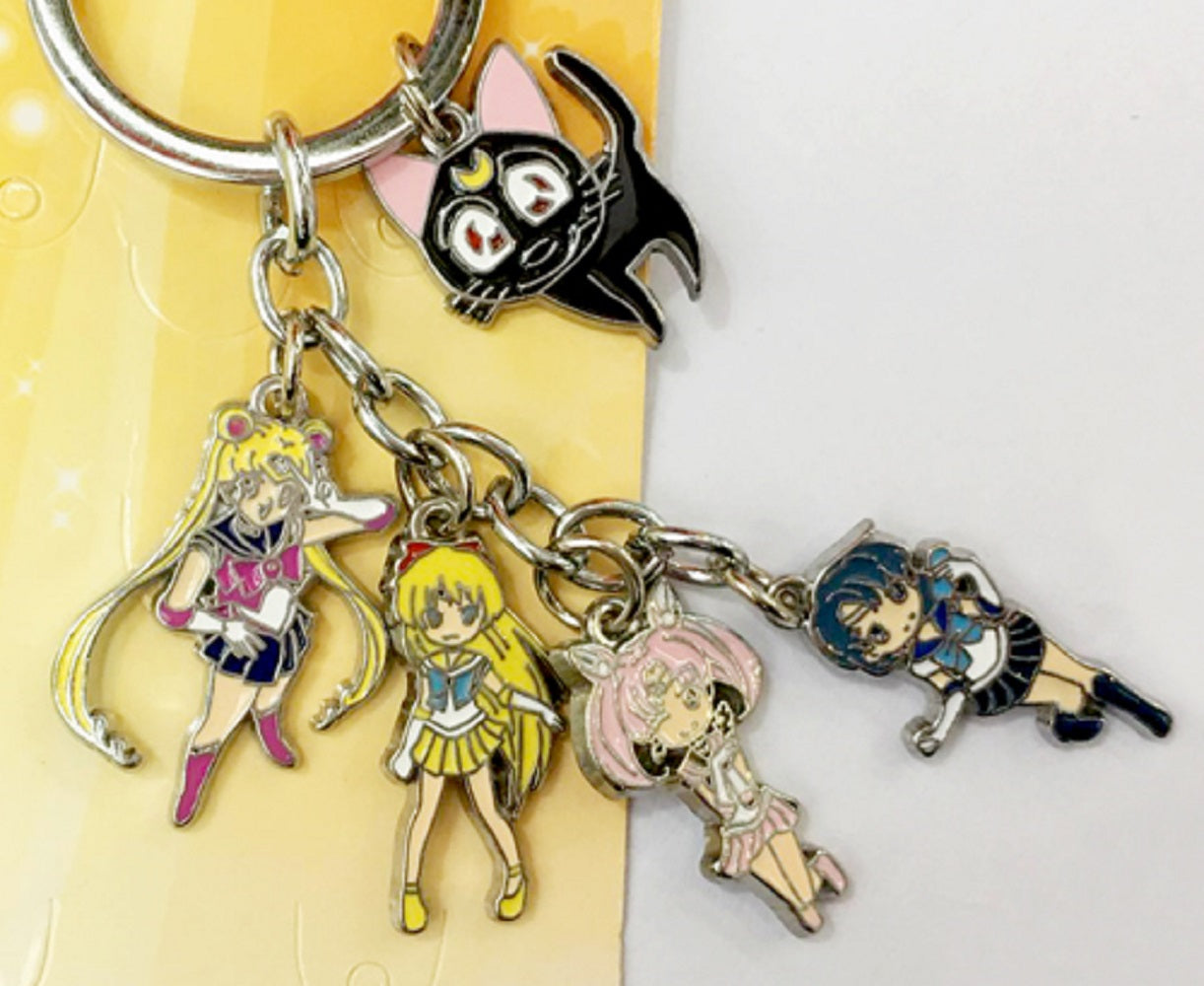 Sailor Moon Group Keychain #3 - Super Anime Store FREE SHIPPING FAST SHIPPING USA