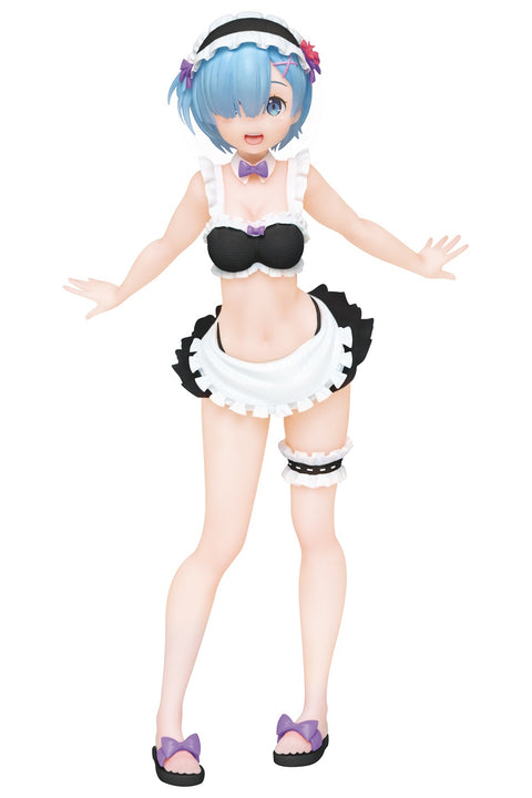Taito Re:Zero: Starting Life in Another World - Rem (Maid Swimwear Renewal Ver.) Prize Figure Super Anime Store 