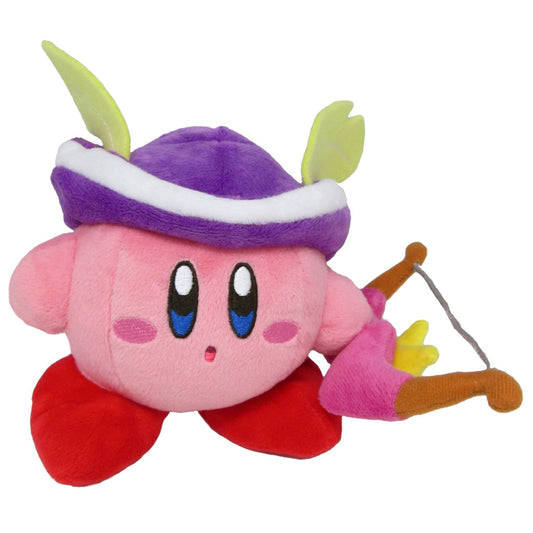 Little Buddy Kirby's Adventure All Star Collection Sniper Kirby Plush, 5" - Super Anime Store FREE SHIPPING FAST SHIPPING USA