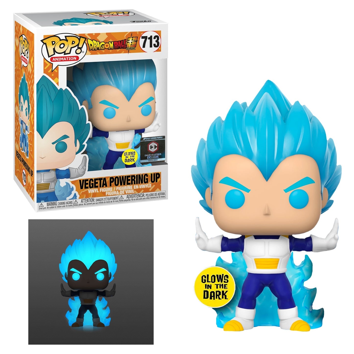 Funko POP 713 Animation: Dragon ball Super Vegeta Powering Up Chalice Exclusive Figure Super Anime Store 