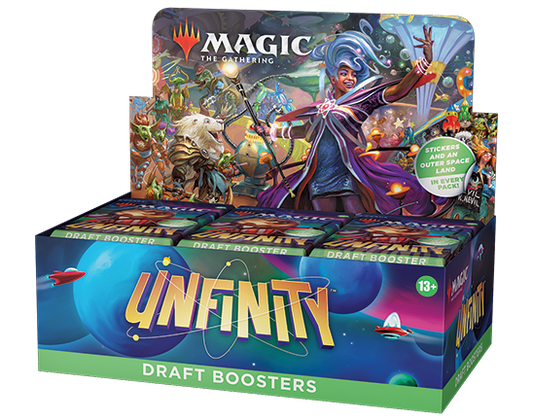 Paquete de refuerzo Magic The Gathering: Unfinity Draft (1 paquete)