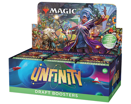 Paquete de refuerzo Magic The Gathering: Unfinity Draft (1 paquete)