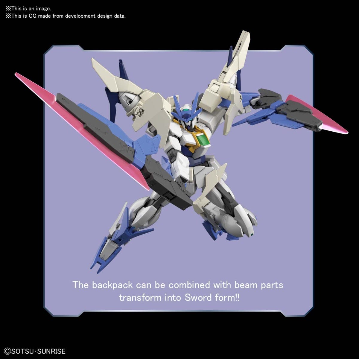 #39 Gundam 00 Sky Moebius "Gundam Build Divers", Bandai Spirits HGBD 1/144 Figure Super Anime Store 