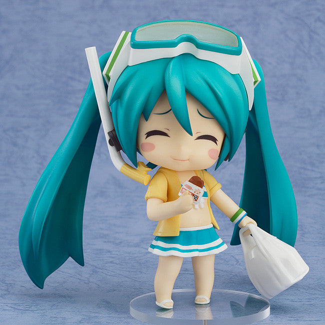 Character Vocal Series 01: Hatsune Miku Nendoroid 339a Hatsune Miku: Swimsuit Ver. & FamilyMart 2013 Ver. Figure (ねんどろいど はつねみく みずぎVer. ＆ふぁみりーまーと 2013 Ver.) Super Anime Store 