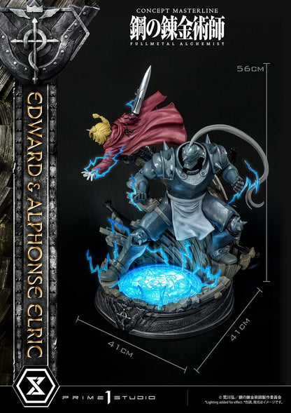 Concepto Masterline Fullmetal Alchemist Edward &amp; Alphonse Elric Estatua