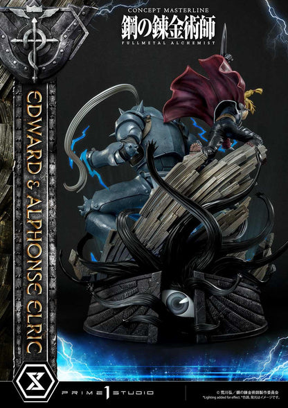 Concept Masterline Fullmetal Alchemist Edward &amp; Alphonse Elric Statue