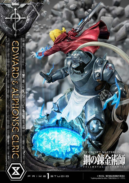 Concept Masterline Fullmetal Alchemist Edward & Alphonse Elric Statue