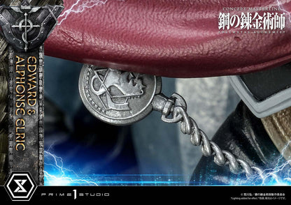 Concepto Masterline Fullmetal Alchemist Edward &amp; Alphonse Elric Estatua Edición Deluxe