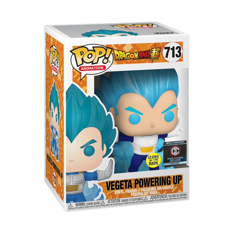 Funko POP 713 Animation: Dragon ball Super Vegeta Powering Up Chalice Exclusive Figure Super Anime Store 