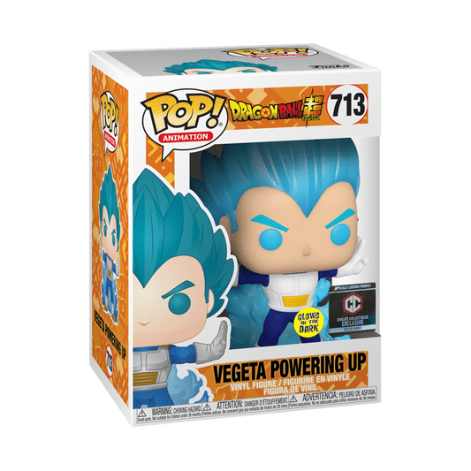 Funko POP 713 Animation: Dragon ball Super Vegeta Powering Up Chalice Exclusive Figure Super Anime Store 