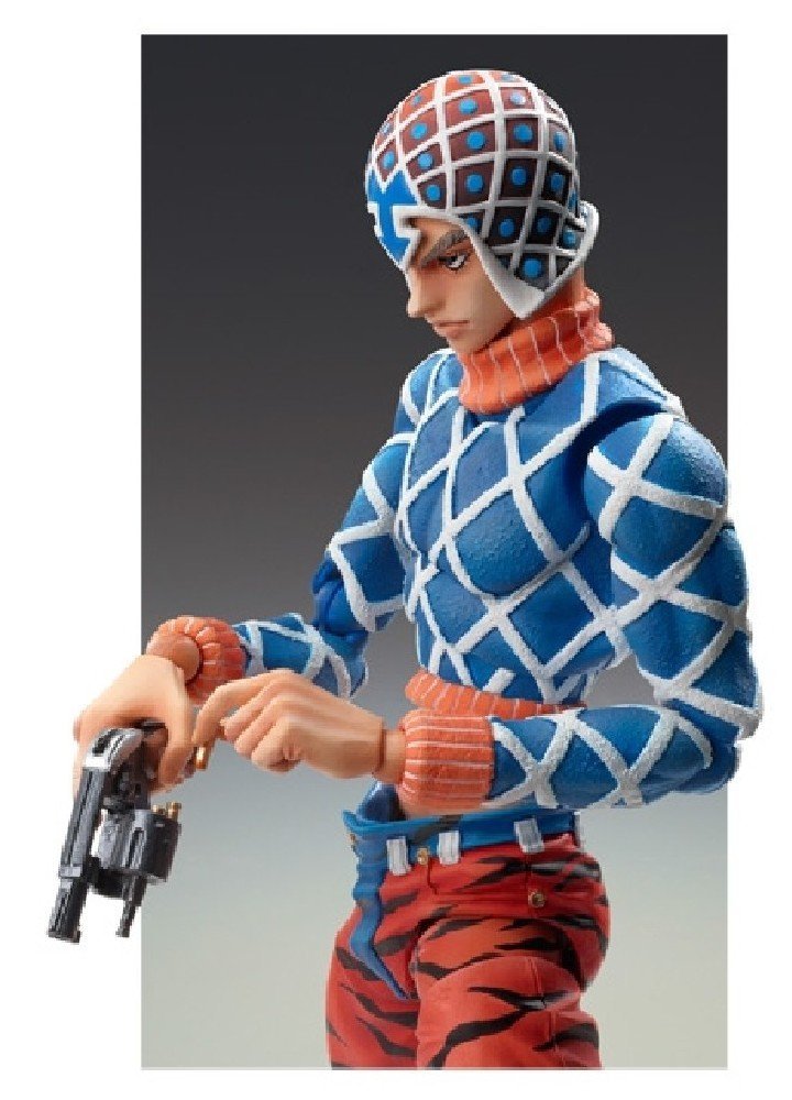 Medicos JoJo's Bizarre Adventure: Part 5--Golden Wind: Guido Mista & Sex Pistols Super Action Statue Figure - Super Anime Store FREE SHIPPING FAST SHIPPING USA