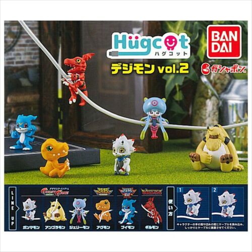 Digimon aventura hugcot vol. 2 cápsulas de juguete Gashapon (1 cápsula)