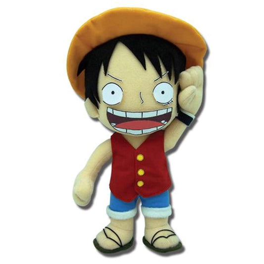 Great Eastern One Piece: Monkey D. Luffy 9.5" Plush - Super Anime Store FREE SHIPPING FAST SHIPPING USA