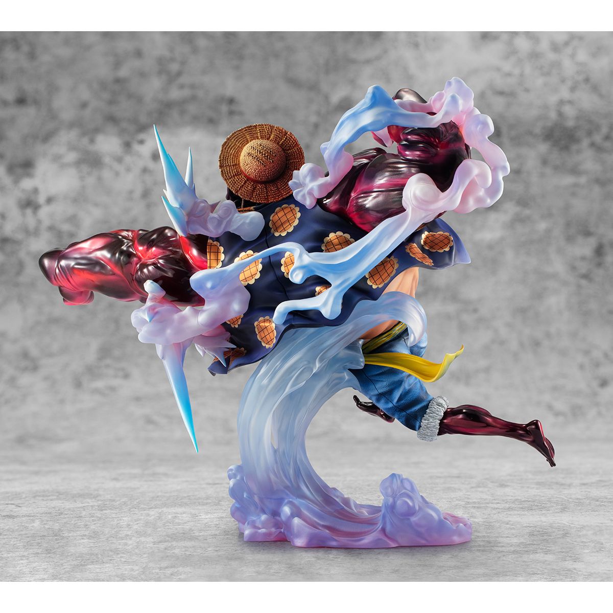 luffy gear 4 megahouse Megahouse Portrait.of.Pirates ONE Piece SA-Maximum Monkey D. Luffy Gear Four Boundman Ver.2 Figure Super Anime Store