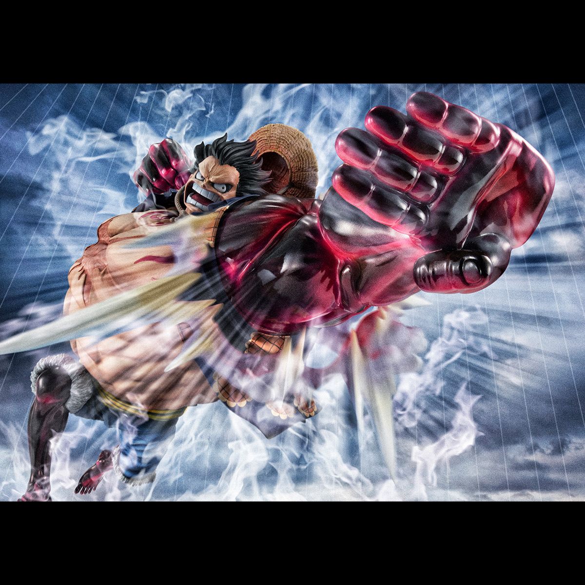 luffy gear 4 megahouse Megahouse Portrait.of.Pirates ONE Piece SA-Maximum Monkey D. Luffy Gear Four Boundman Ver.2 Figure Super Anime Store