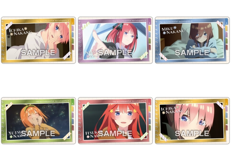 The Quintessential Quintuplets ∬ Metallic Collection Gum [First Press Limited Edition] Blind Box (1 Blind Box)