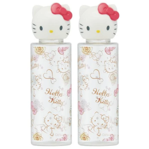 Sanrio Characters Hello Kitty Die Cut Small Liquid Bottle (2 Pieces)