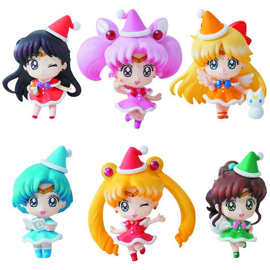 Sailor Moon & Sailor Warriors (Christmas Special): Sailor Moon x Petit Chara Mini-Figure Boxset - Super Anime Store FREE SHIPPING FAST SHIPPING USA