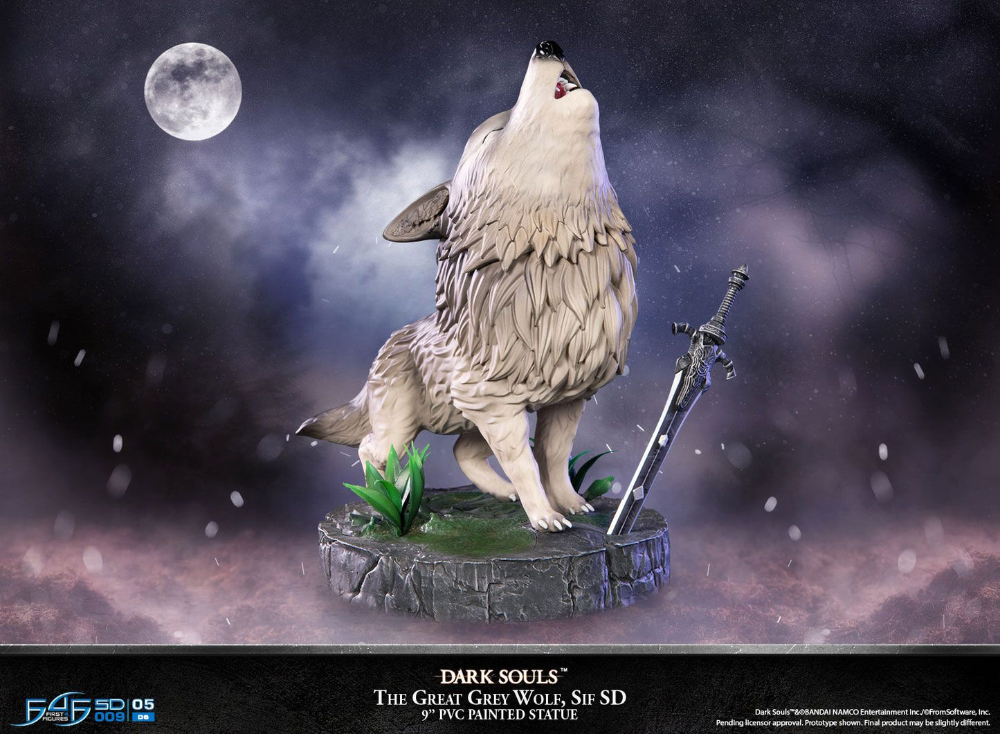 Dark Souls - The Great Grey Wolf Sif Standard Edition Figure