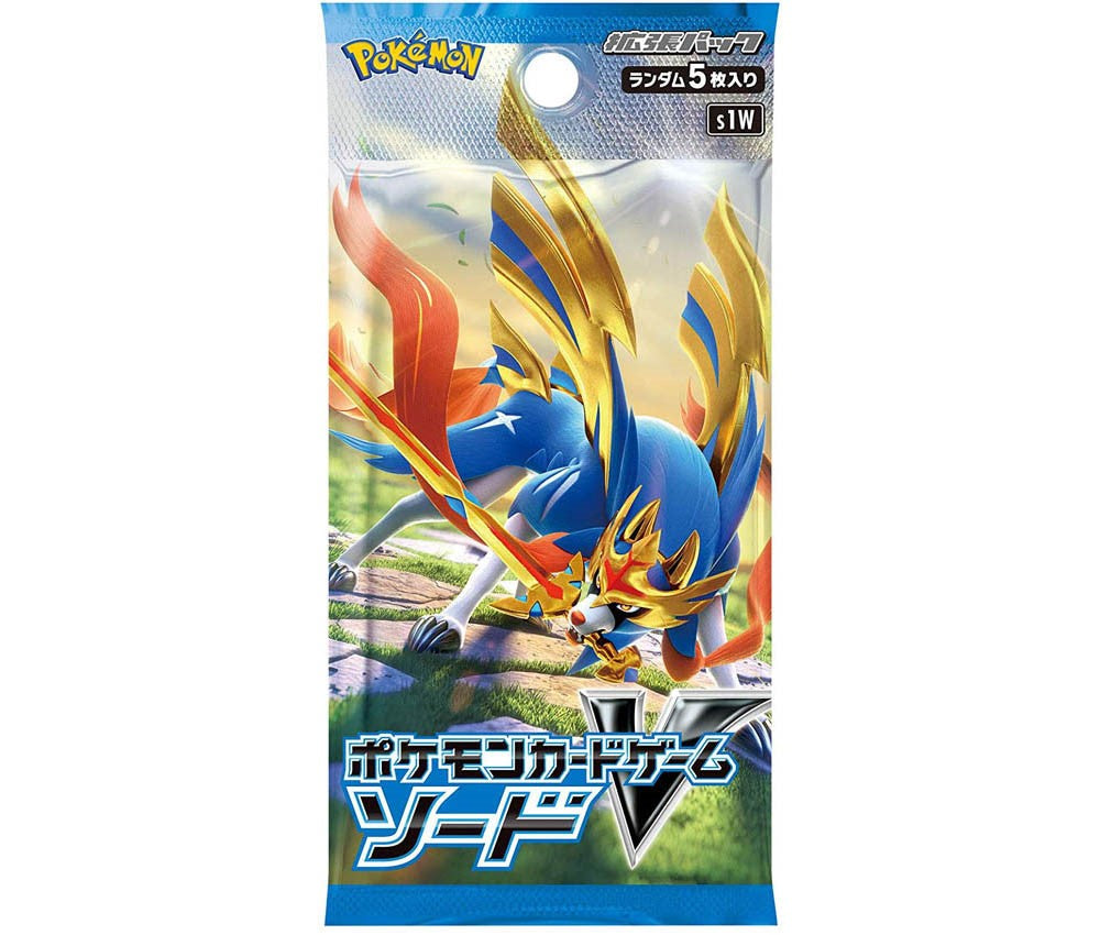 Pokemon TCG Sword & Shield Expansion Booster Pack Japanese ver. (5 Cards Included) Super Anime Store 