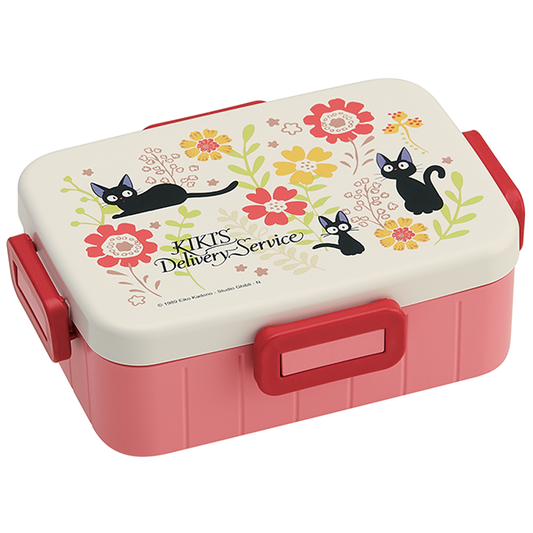 Traditional Jiji and Flower Bento Box With Divider 650ML "Kiki's Delivery Service", Skater Bento Super Anime Store